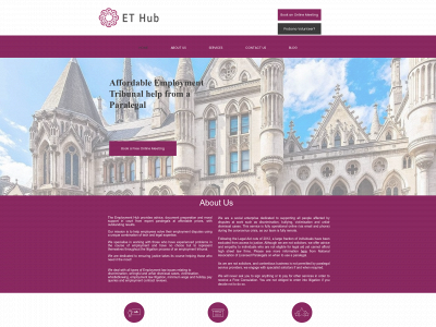 employmentribunalhub.uk snapshot