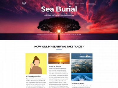 seaburial.com snapshot
