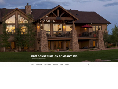 rgmconstructioncompany.com snapshot