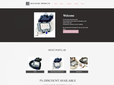 signature-electrical-products.co.uk snapshot
