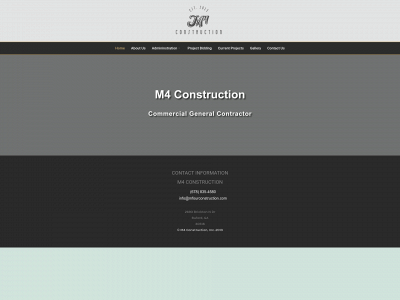 mfourconstruction.com snapshot