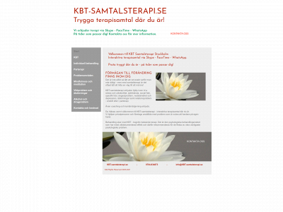 kbt-samtalsterapi.se snapshot