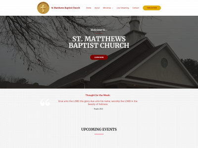 stmatthewsbaptistchurch.com snapshot