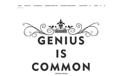 geniusiscommon.me snapshot