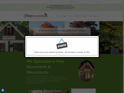 tributeinstone.com snapshot