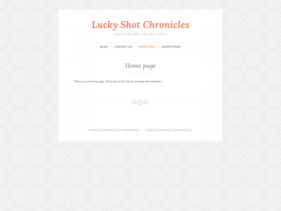 luckyshotchronicles.blog snapshot