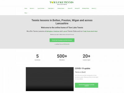 tomluketennis.com snapshot