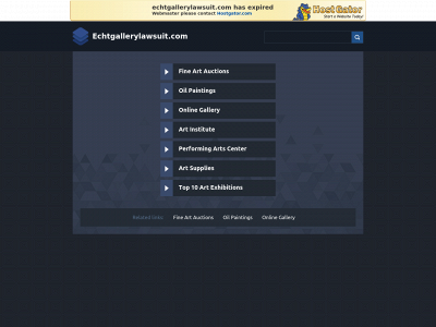 echtgallerylawsuit.com snapshot