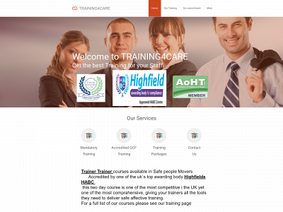 training4care.org snapshot
