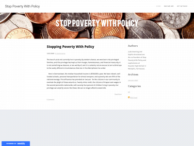 stoppovertywithpolicy.weebly.com snapshot