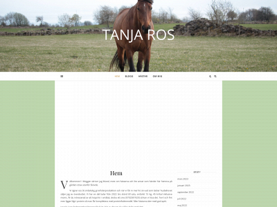 tanjaros.se snapshot