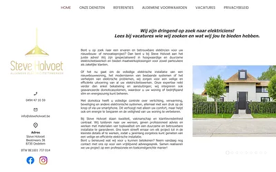 steveholvoet.be snapshot