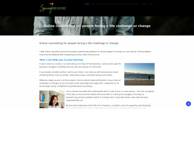 springcounsellingservices.com snapshot