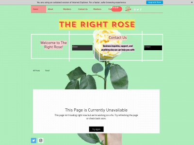 therightrose.com snapshot