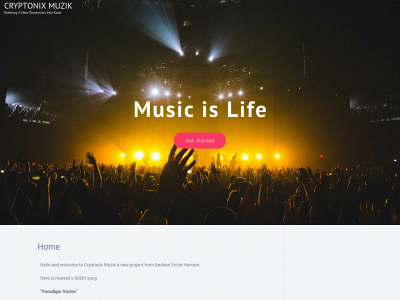 cryptonixmuzik.com snapshot