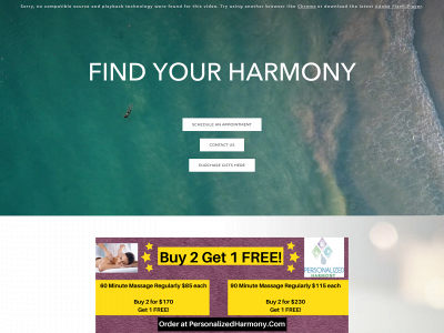 www.personalizedharmony.com snapshot