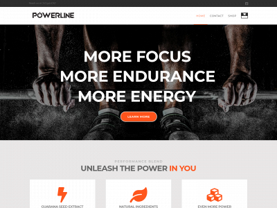 powerlinedrink.com snapshot