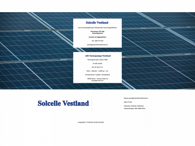 solcellevestland.no snapshot