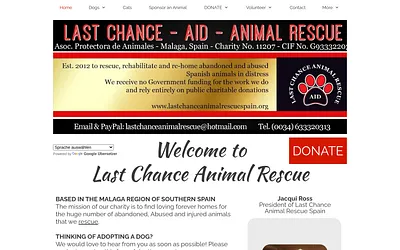 lastchanceanimalrescuespain.org snapshot