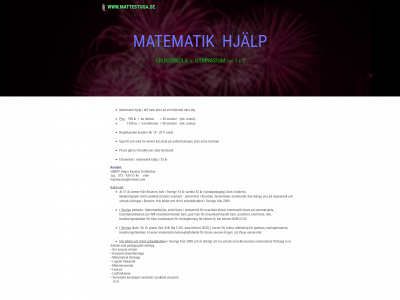 mattestuga.se snapshot