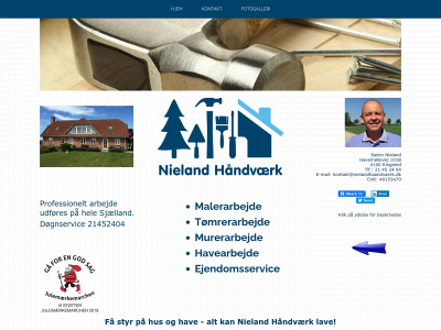 nielandhaandvaerk.dk snapshot