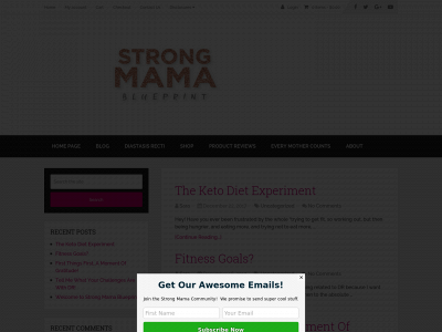 strongmamablueprint.com snapshot