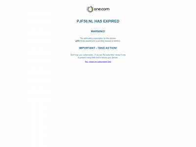 pjf50.nl snapshot