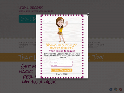 vitaminrecipes.com snapshot