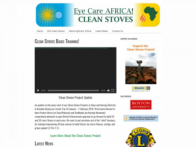 eyecareafrica.org snapshot