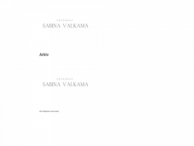 sabinavalkama.se snapshot