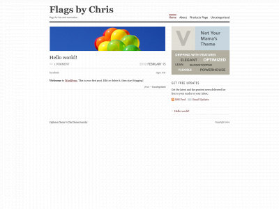 flagsbychris.com snapshot