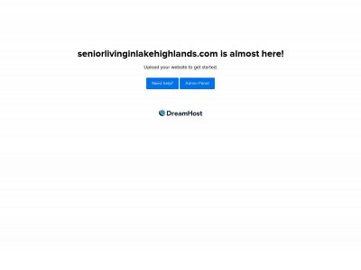 seniorlivinginlakehighlands.com snapshot