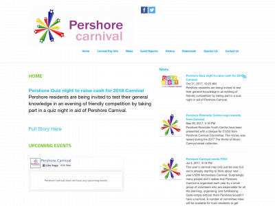 pershorecarnival.net snapshot