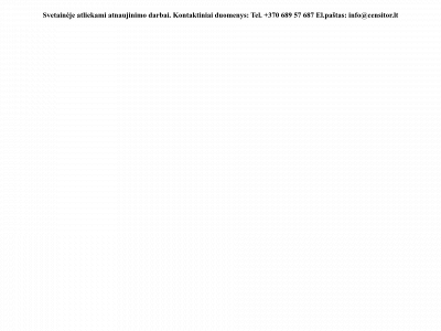 censitor.lt snapshot