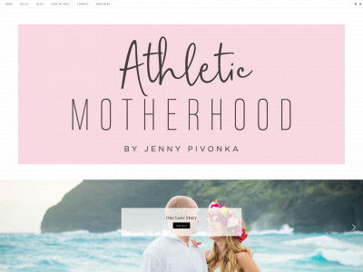athleticmotherhood.com snapshot
