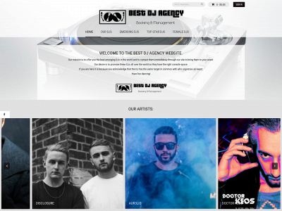 bestdj.agency snapshot