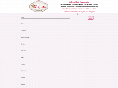melissamelohandmade.com snapshot