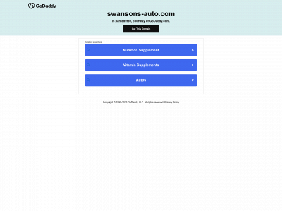 swansons-auto.com snapshot