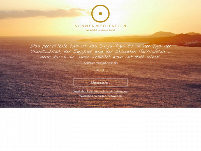 sonnenmeditation.de snapshot