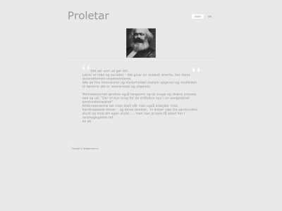 proletar.dk snapshot