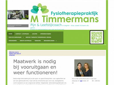 fysiotherapietimmermans.nl snapshot