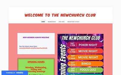 newchurchsocialclub.weebly.com snapshot