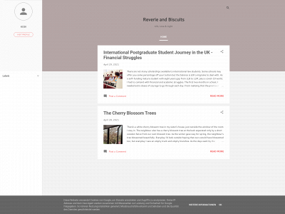 reverieandbiscuits.com snapshot