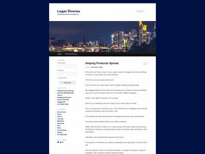 loganrivenes.org snapshot