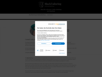 blacktailoring.de snapshot