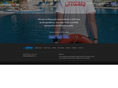 chicagolifeguard.com snapshot