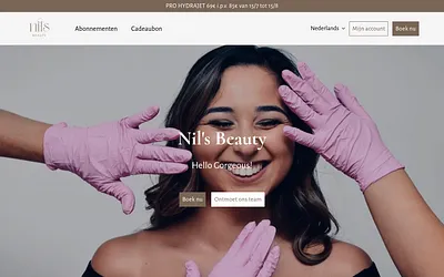 nilsbeauty.be snapshot