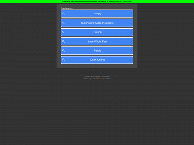 thehungryhunt.net snapshot