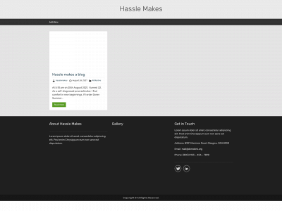 hasslemakes.com snapshot