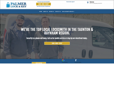 palmerlockandkey.com snapshot